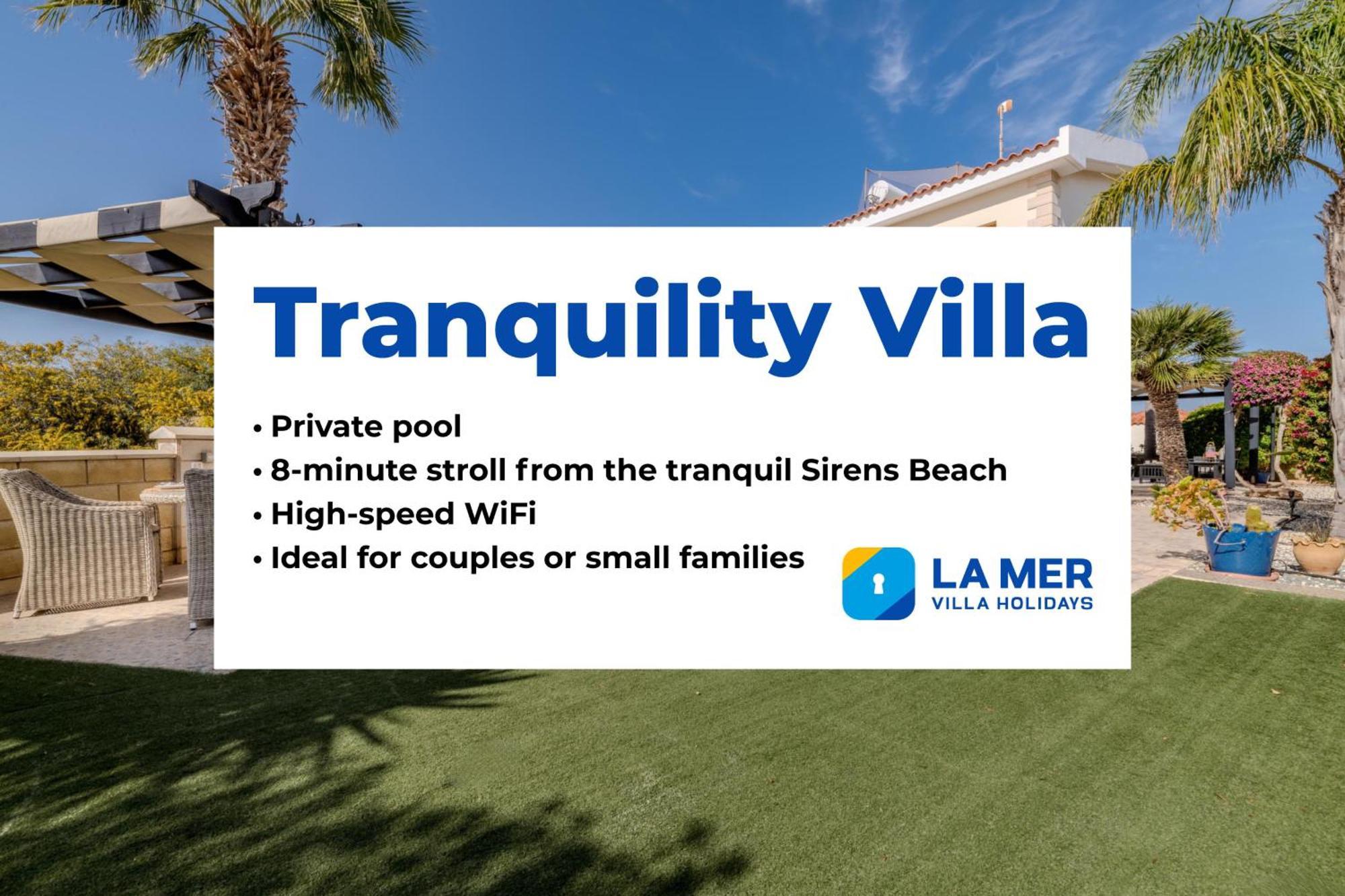 Tranquility Villa Ayia Napa Exterior photo